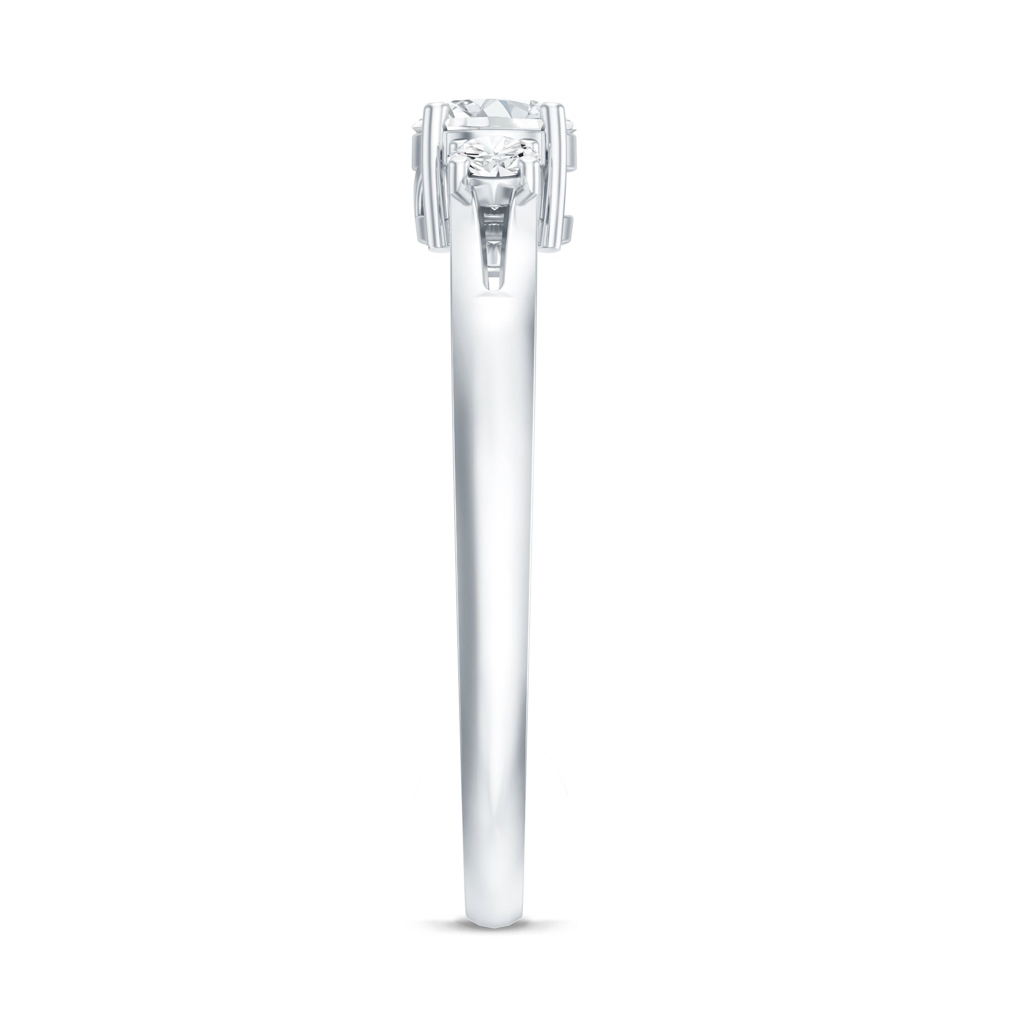 Certified Lab Created Diamond Promise Commitment Ring for Her