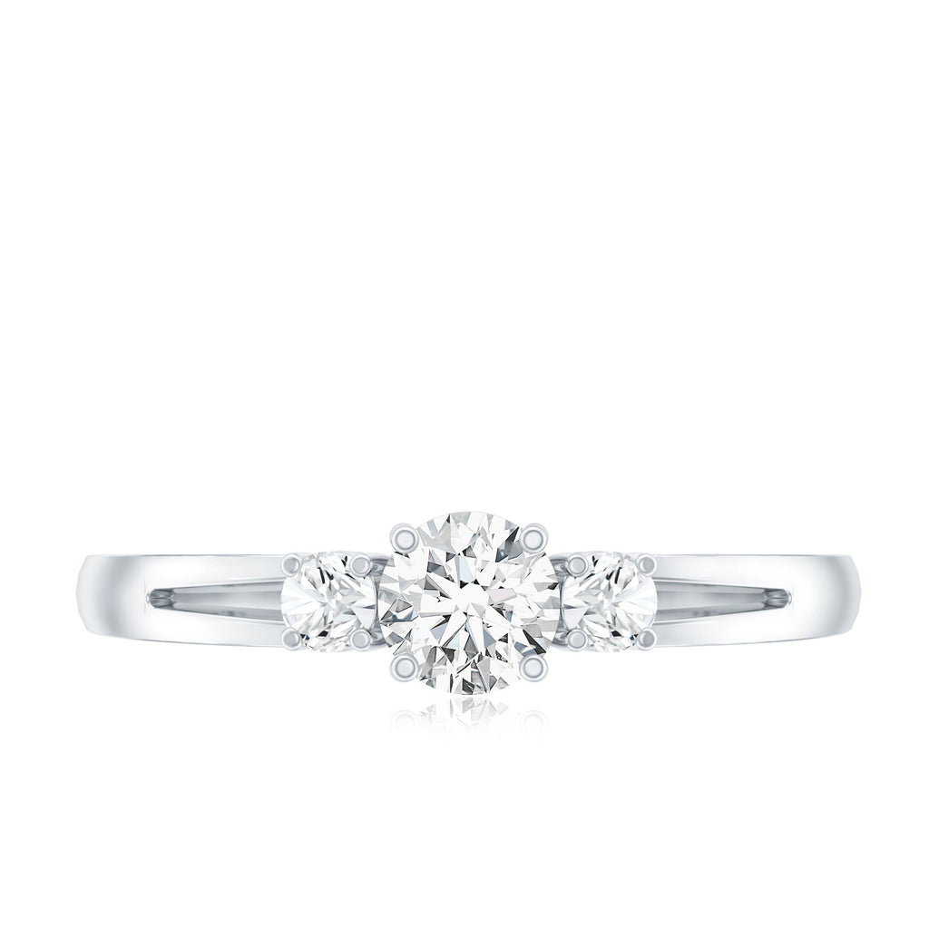 Certified Lab Created Diamond Promise Commitment Ring for Her