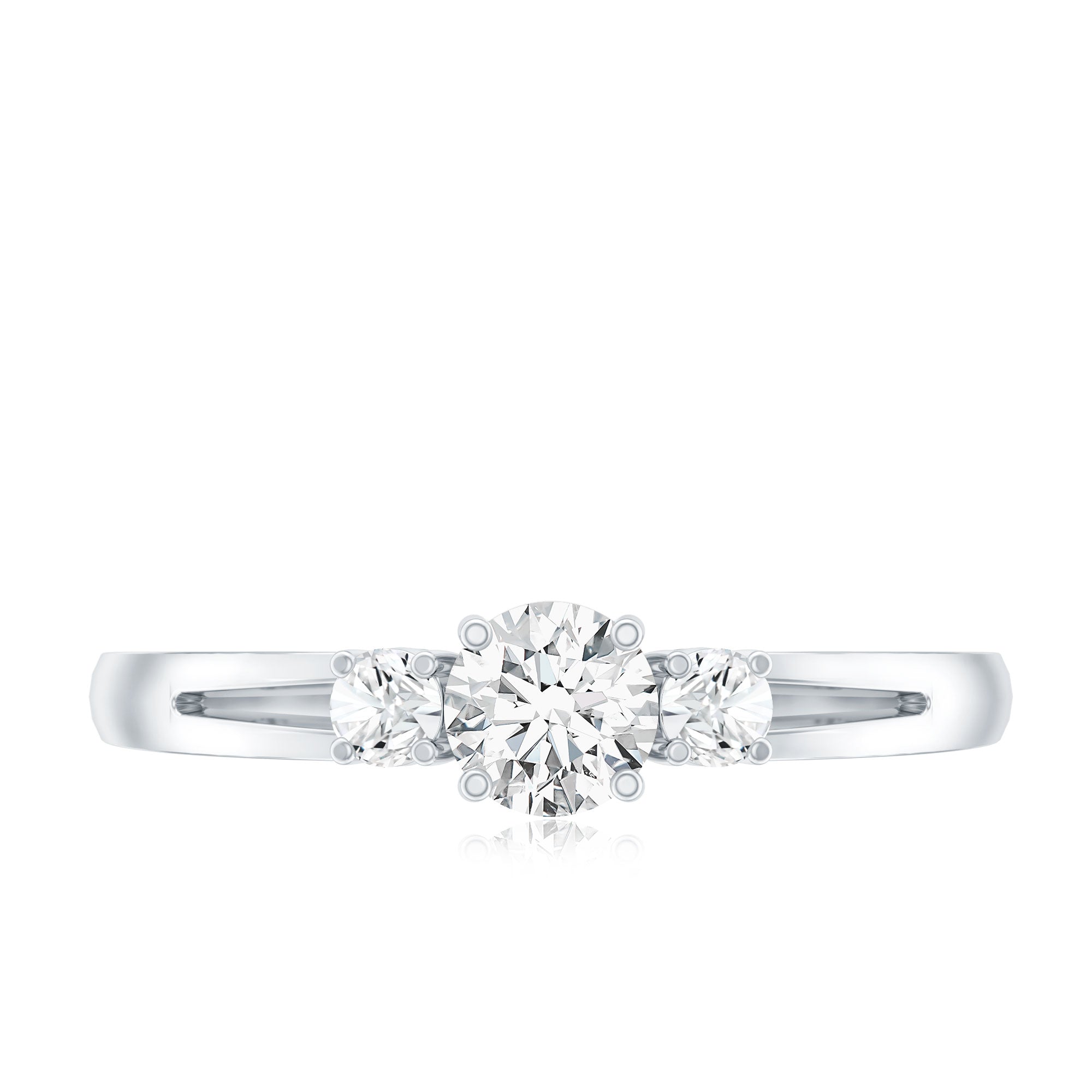 Certified Lab Created Diamond Promise Commitment Ring for Her