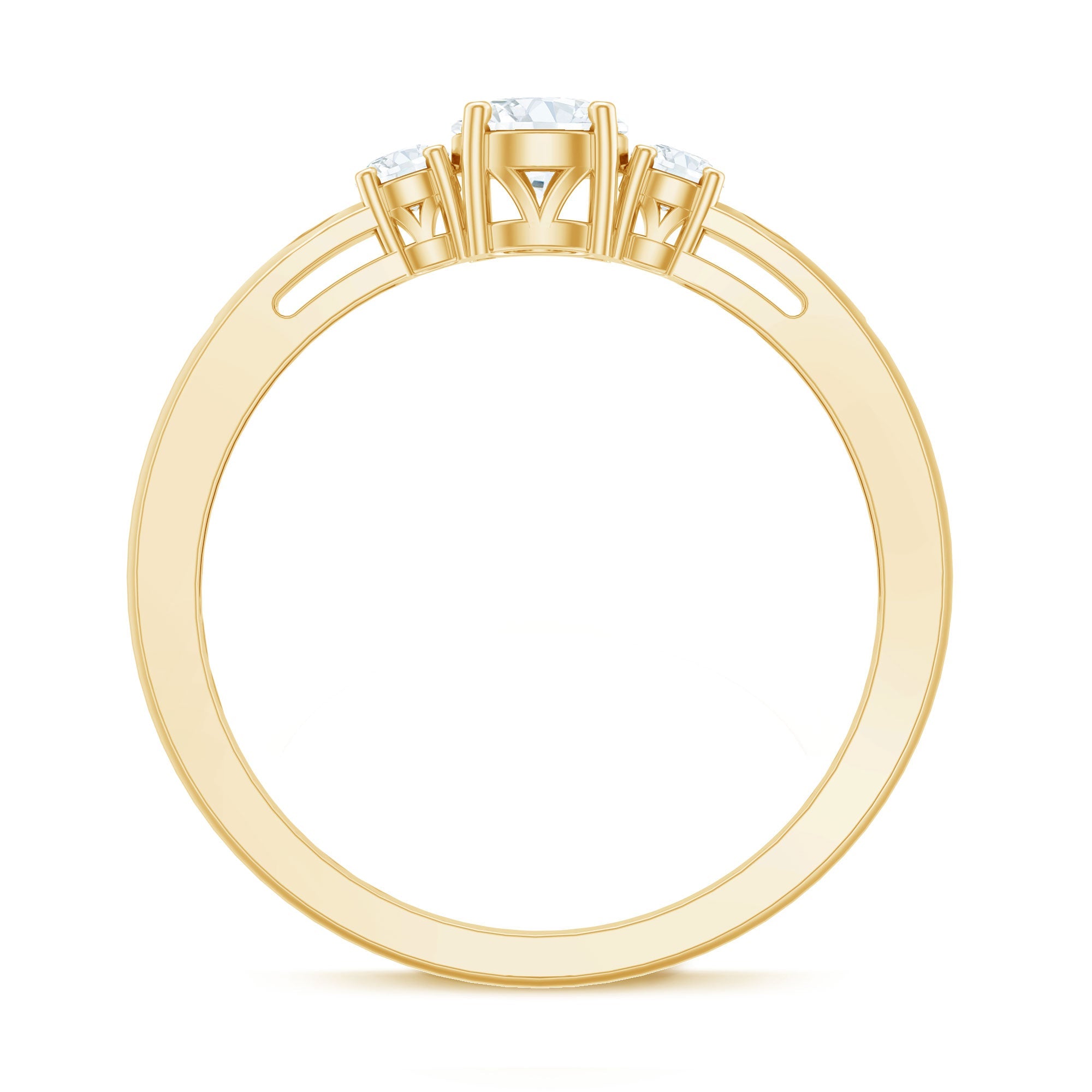 Certified Lab Created Diamond Promise Commitment Ring for Her