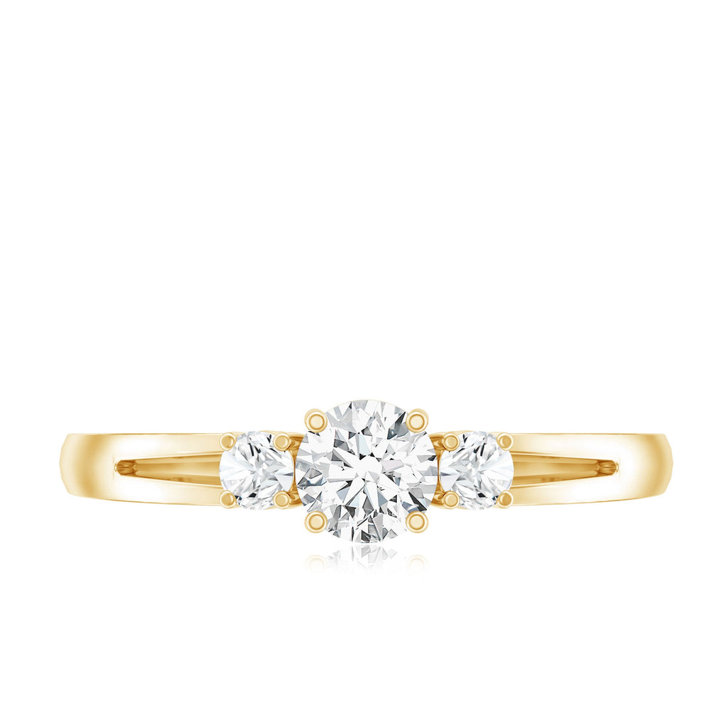 Certified Lab Created Diamond Promise Commitment Ring for Her