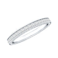 Certified Lab Created Diamond Wedding Bands for Women