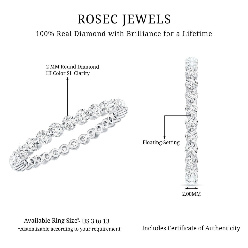 Natural Diamond Full Eternity Ring