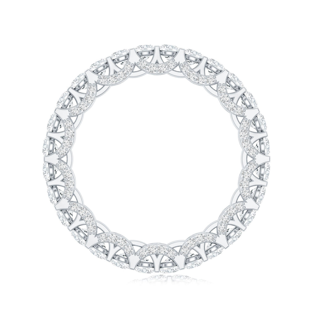 Certified Lab Created Diamond Eternity Wedding Band