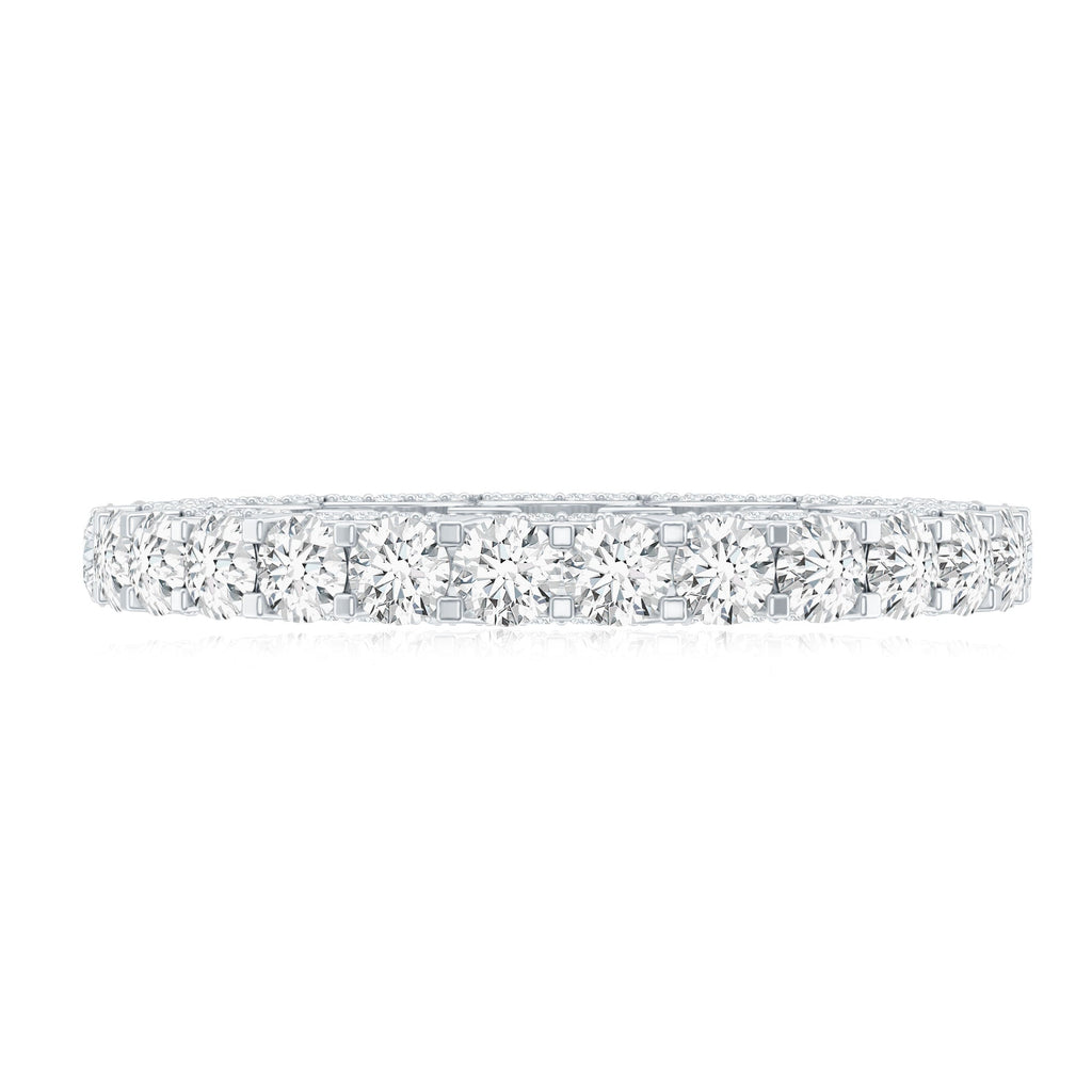 Certified Lab Created Diamond Eternity Wedding Band