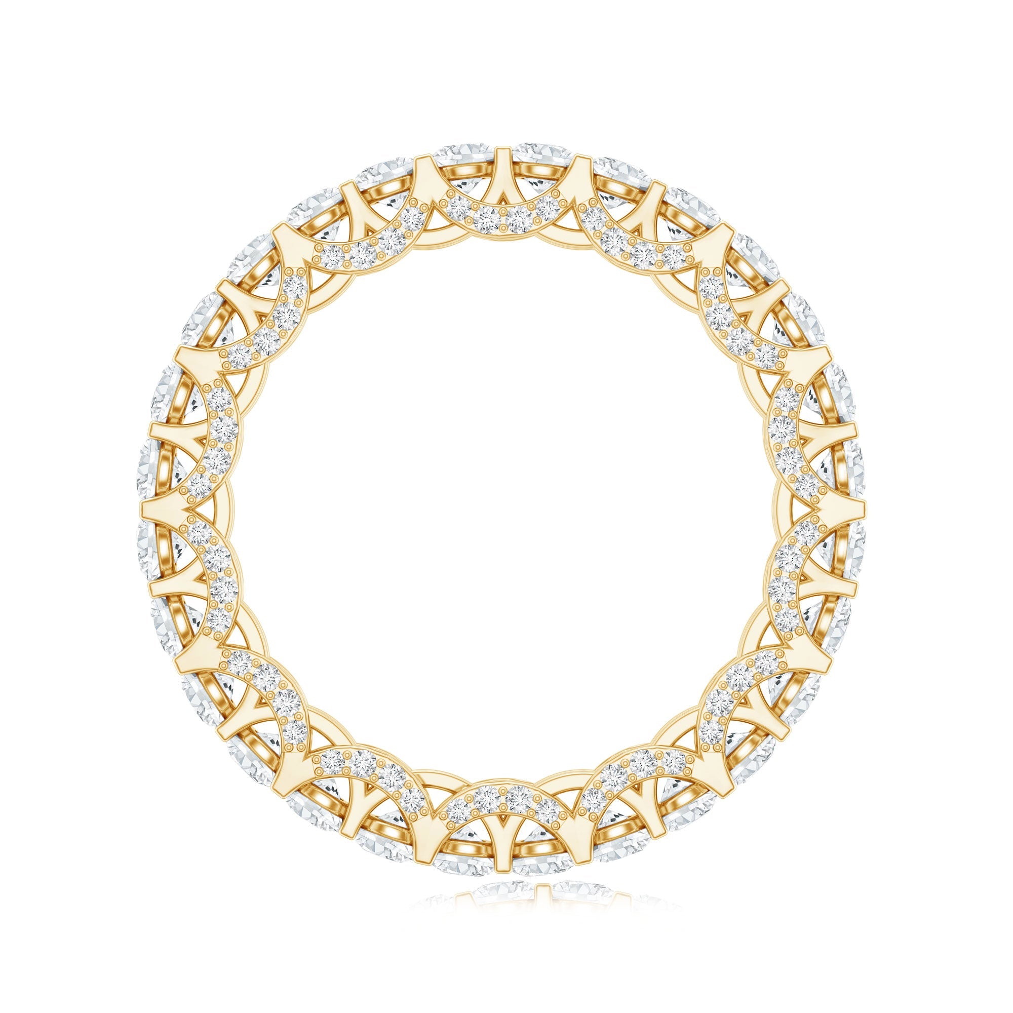 Certified Lab Created Diamond Eternity Wedding Band