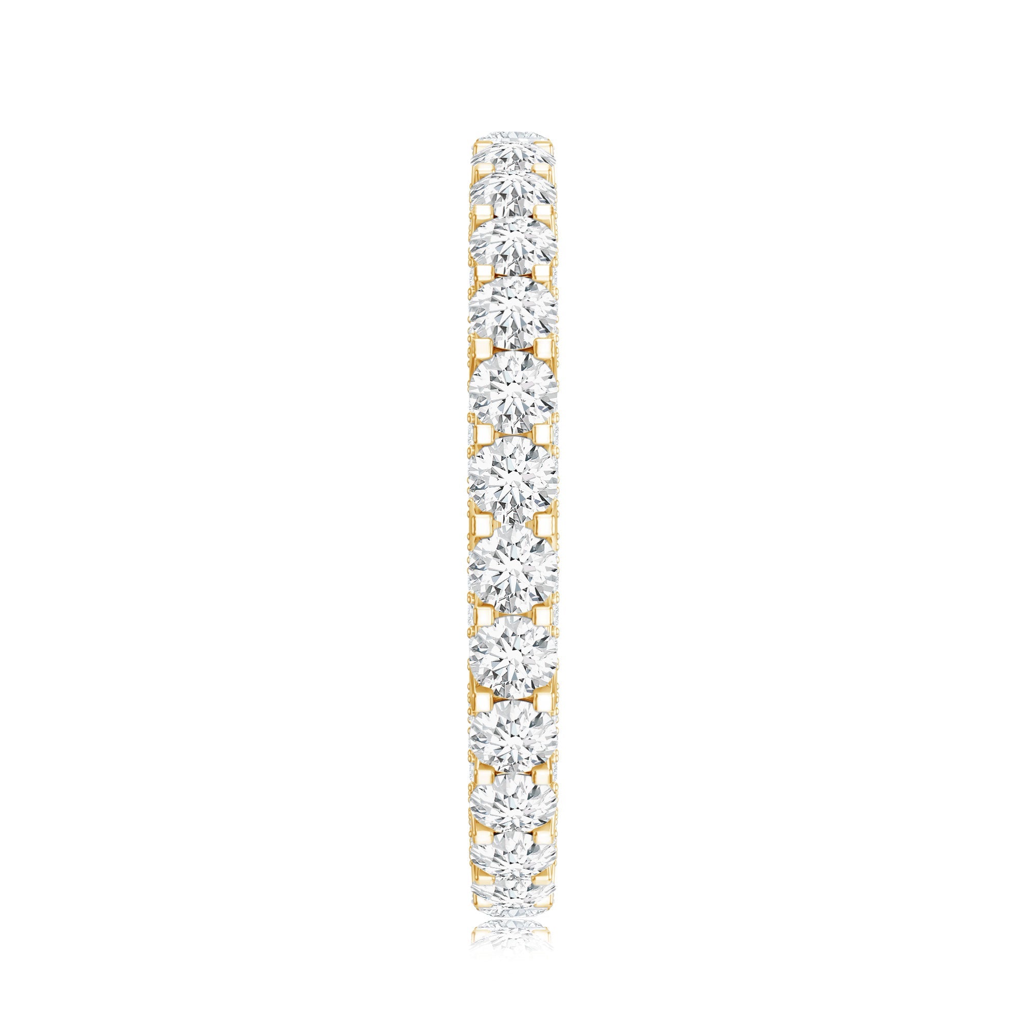 Certified Lab Created Diamond Eternity Wedding Band