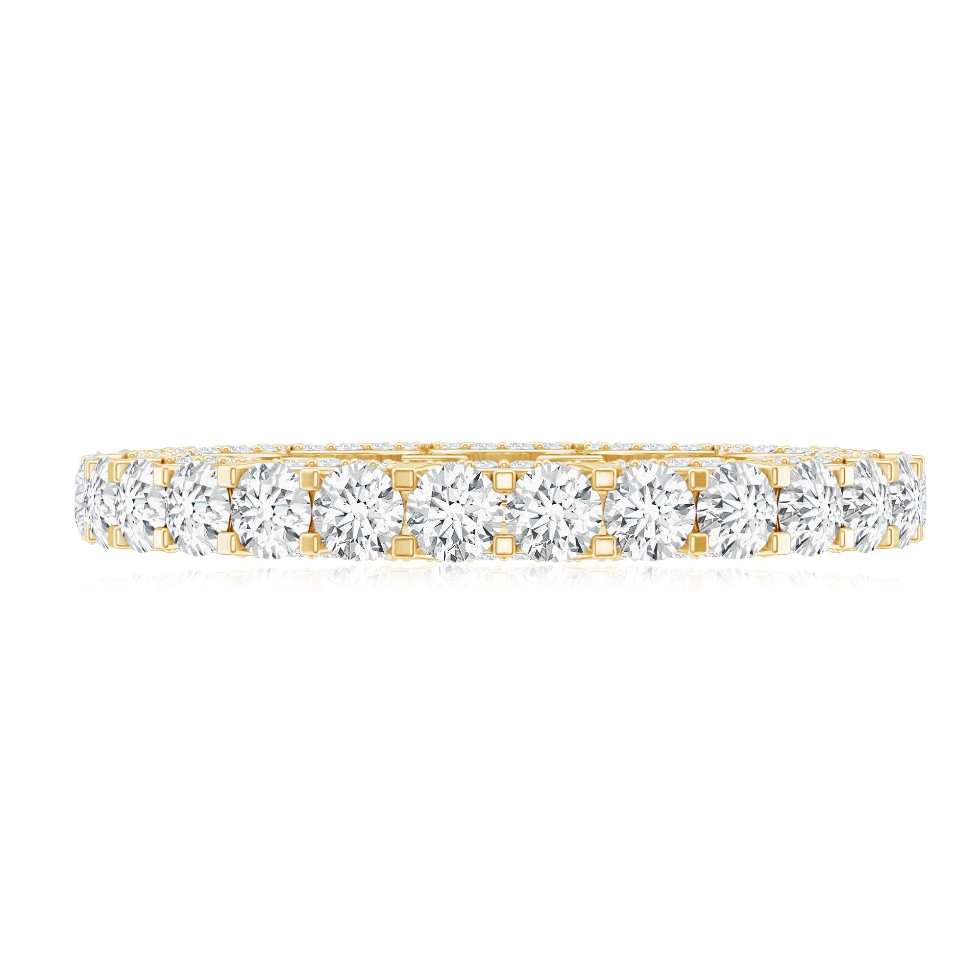Certified Lab Created Diamond Eternity Wedding Band