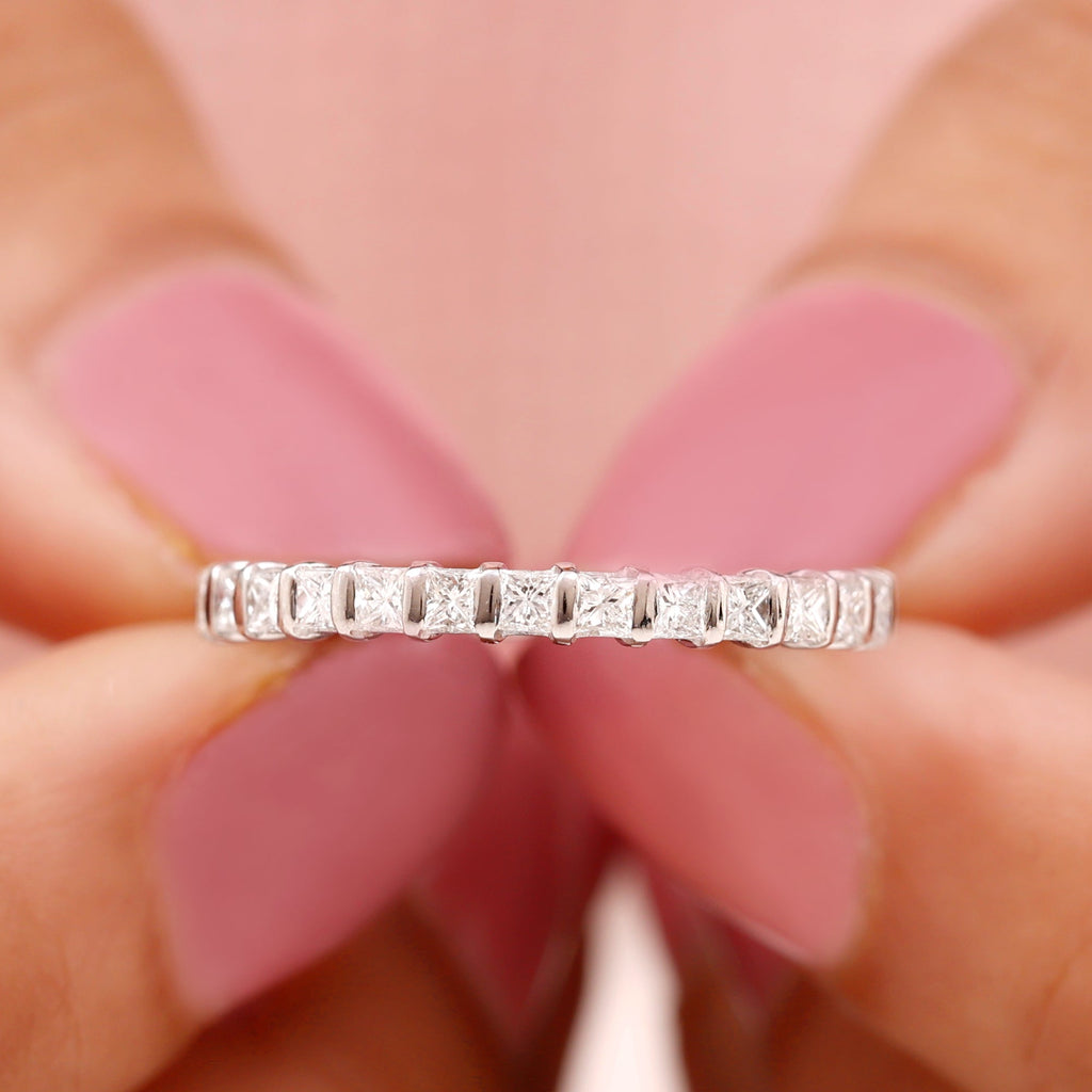 Princess Cut Diamond Anniversary Band Ring