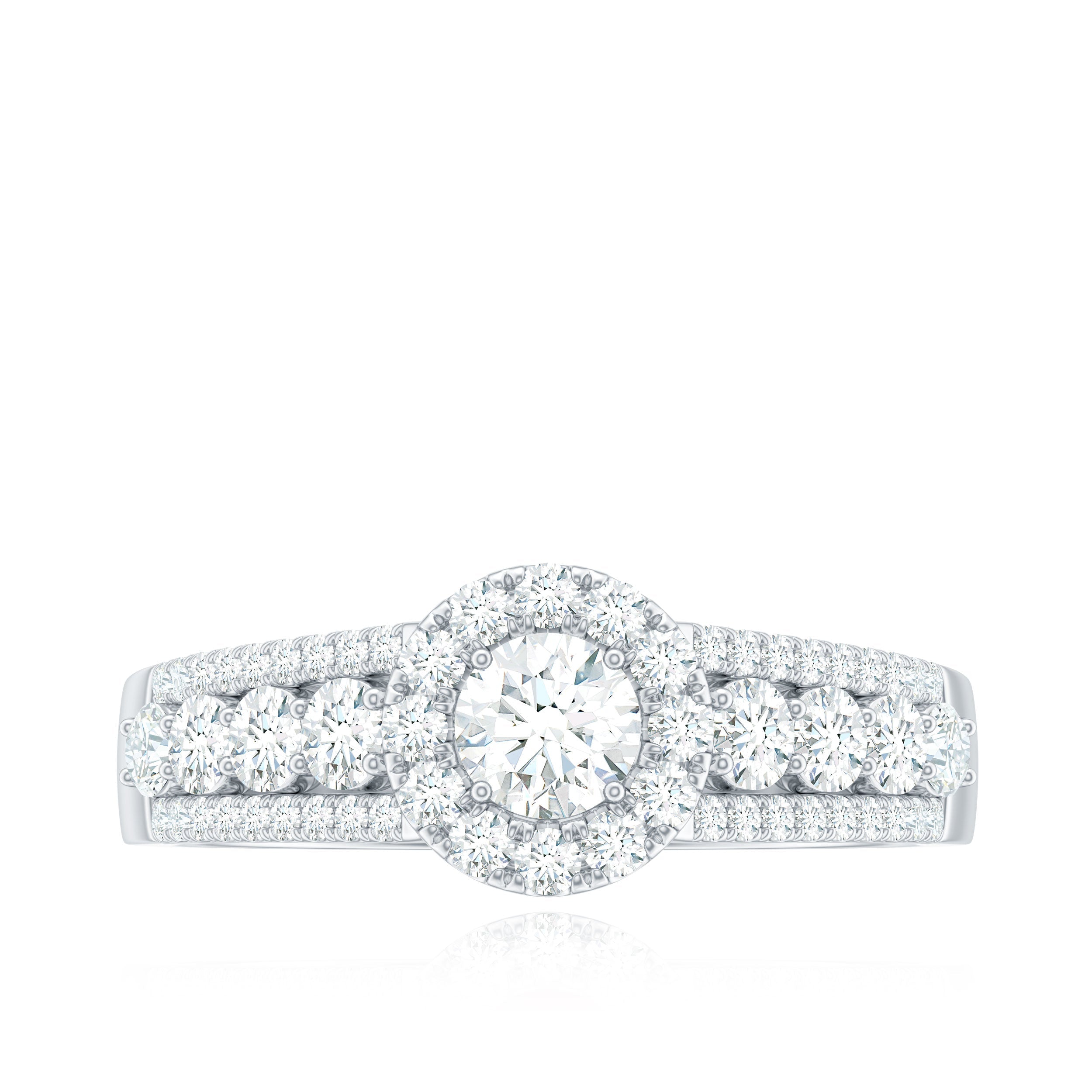 0.5 Carat Zircon Statement Engagement Ring