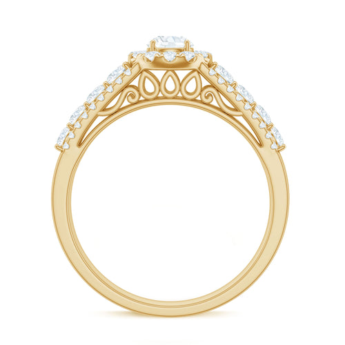 0.5 Carat Zircon Statement Engagement Ring