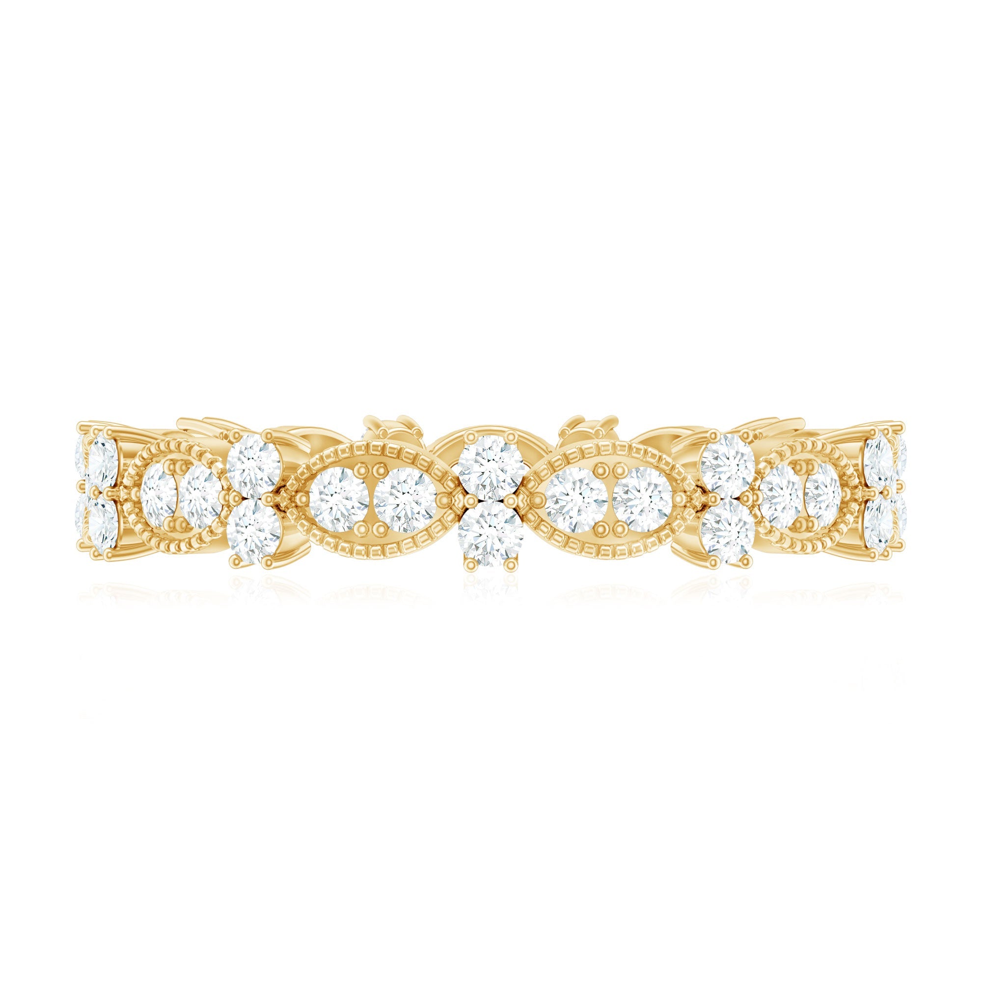 Designer Moissanite Eternity Ring for Women
