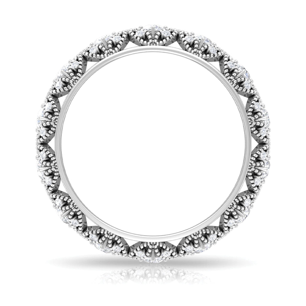 Moissanite Vintage Antique Wedding Ring