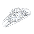 Oval Cubic Zirconia Solitaire Engagement Ring