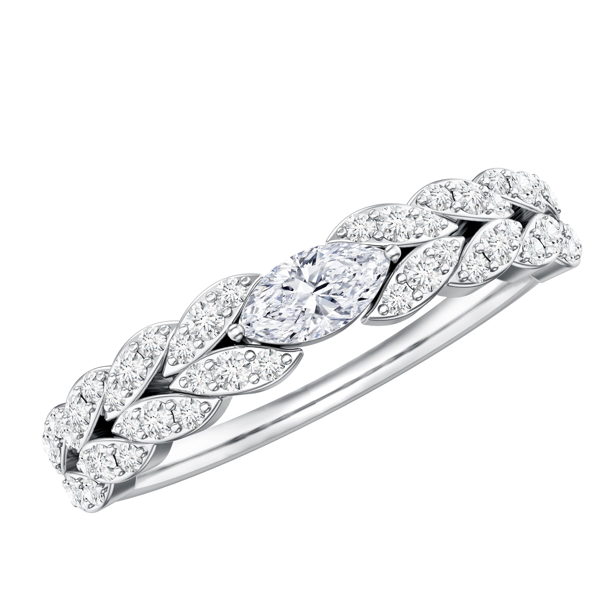 Lab Grown Diamond East West Eternity Ring for Her