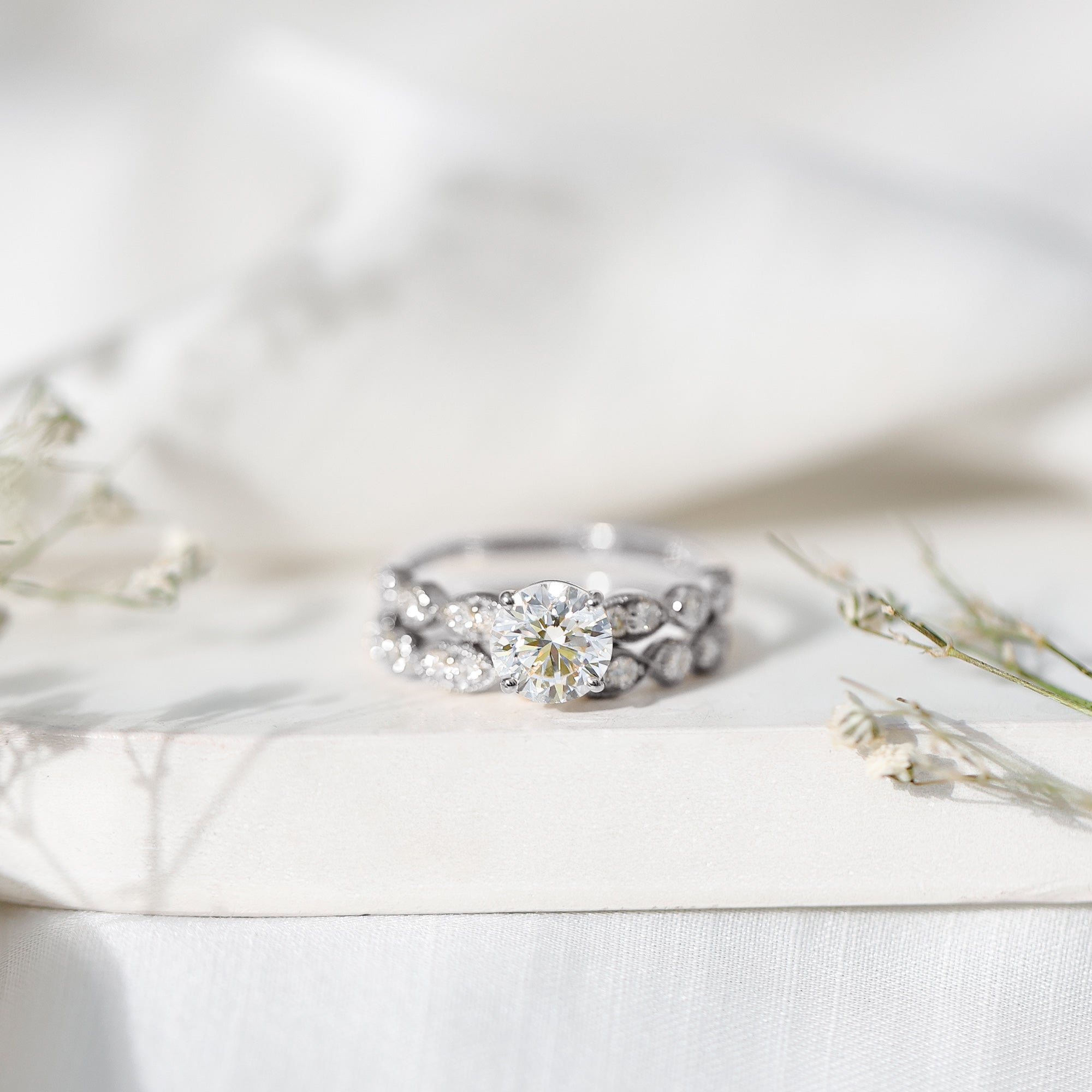 Diamond Designer Marriage Ring Set For Women