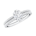 Lab Grown Diamond Simple Bridal Ring Sets