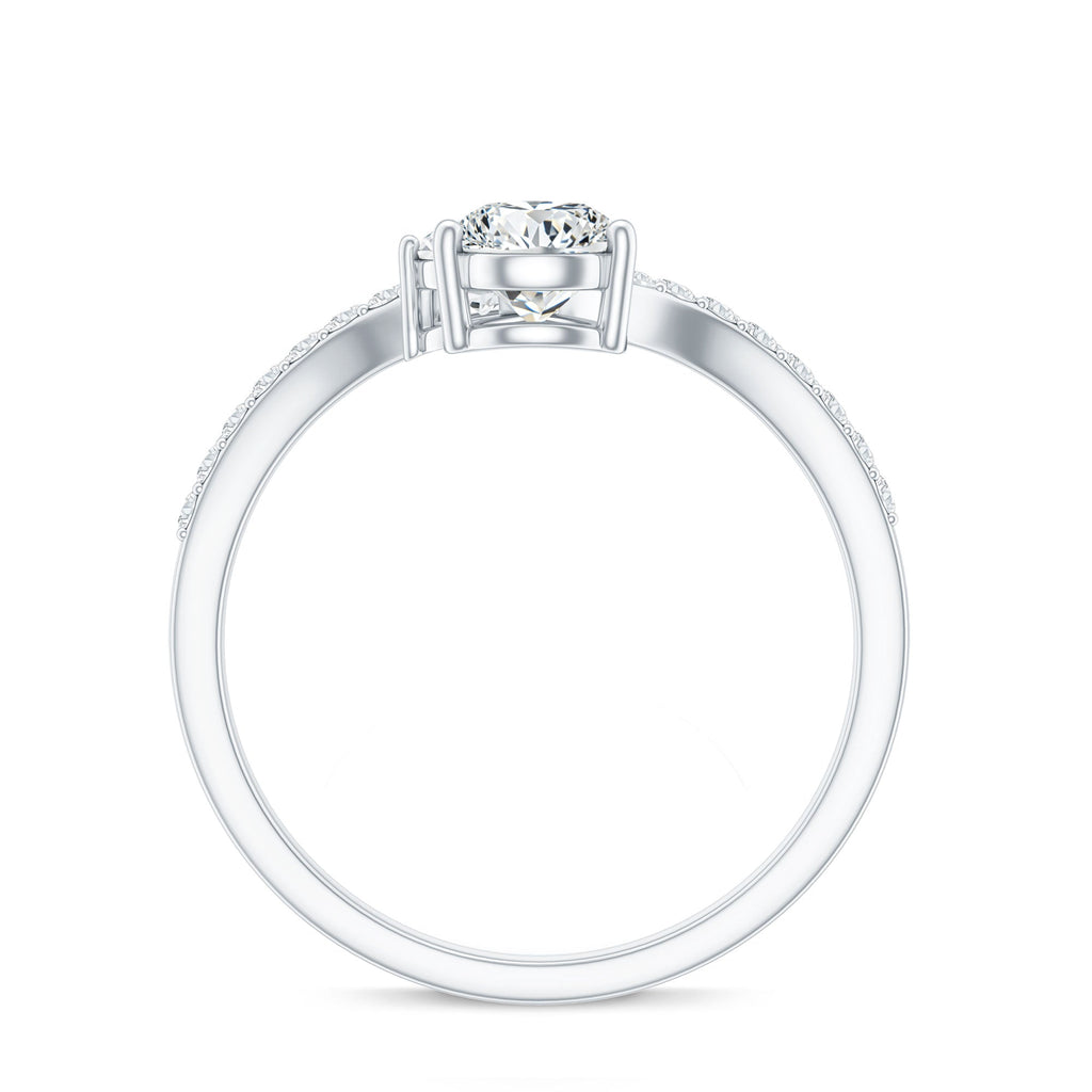 Designer Lab Grown Diamond Engagement Ring