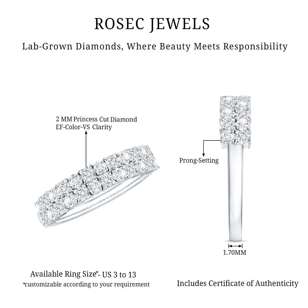 Lab Grown Diamond Wedding Anniversary Ring With Certificate
