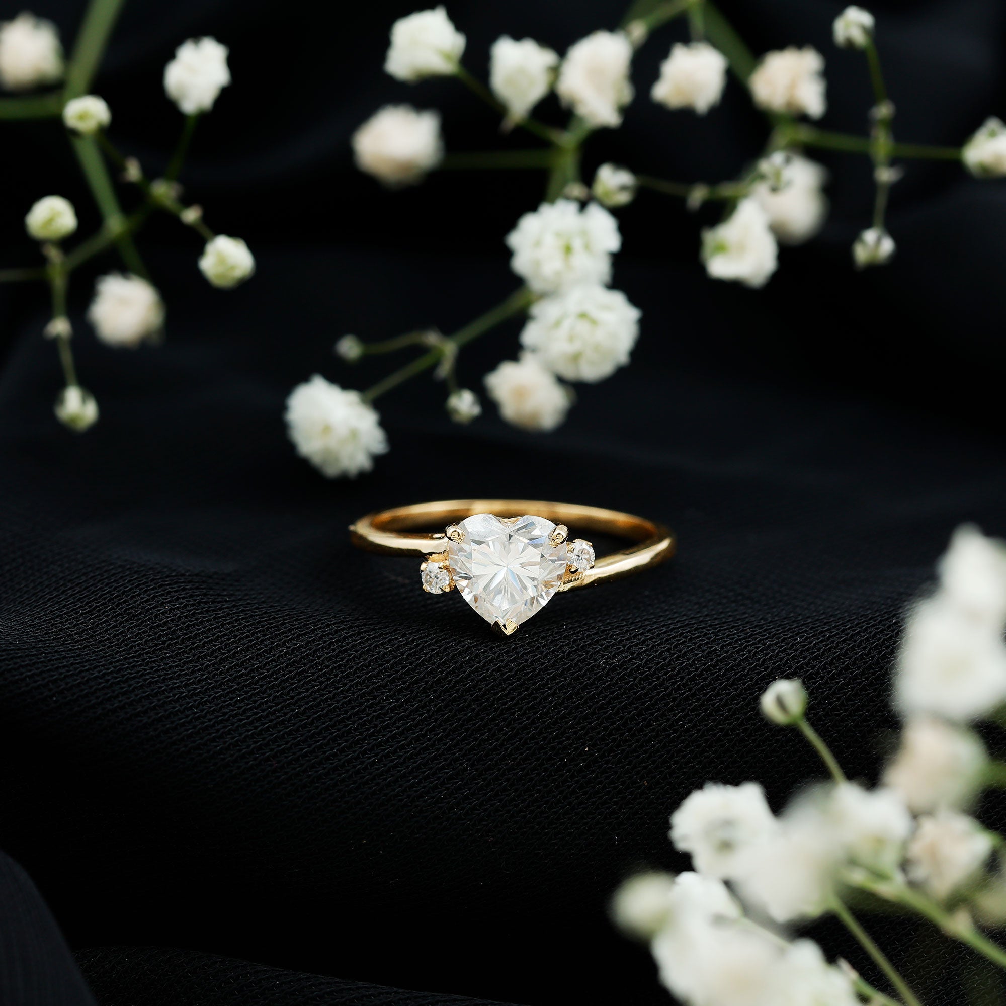 7 mm Heart Lab Grown Diamond Proposal Ring For Her
