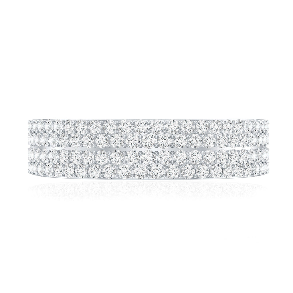 Brilliant Cut Lab Grown Diamond Classic Wedding Band Ring