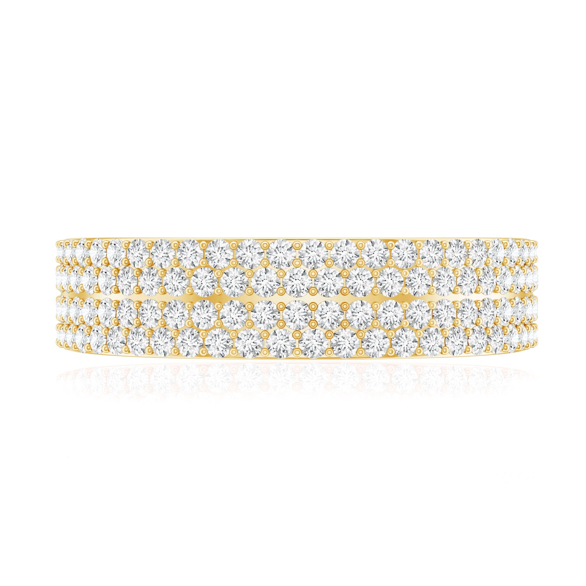 Brilliant Cut Lab Grown Diamond Classic Wedding Band Ring