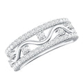Womens Lab Created Diamond Wedding Band With Certificate