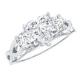 Certified 7 MM Lab Grown Diamond Heart Shaped Engagement Ring