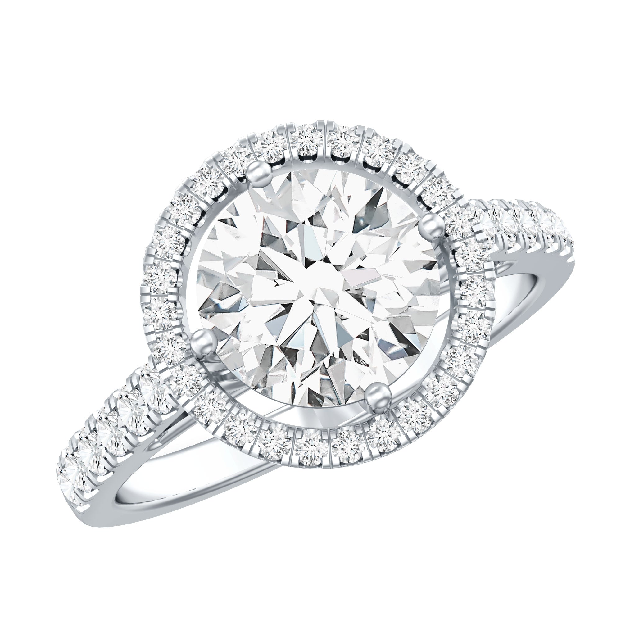 2 Carat Ethical Diamond Circle Engagement Ring