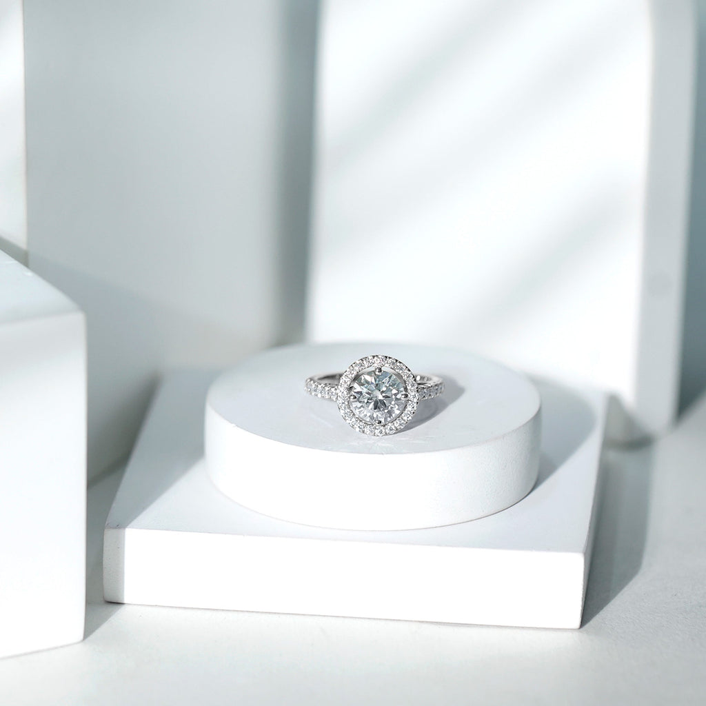 2 Carat Ethical Diamond Circle Engagement Ring