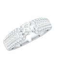 0.5 Carat Cubic Zirconia Statement Engagement Ring
