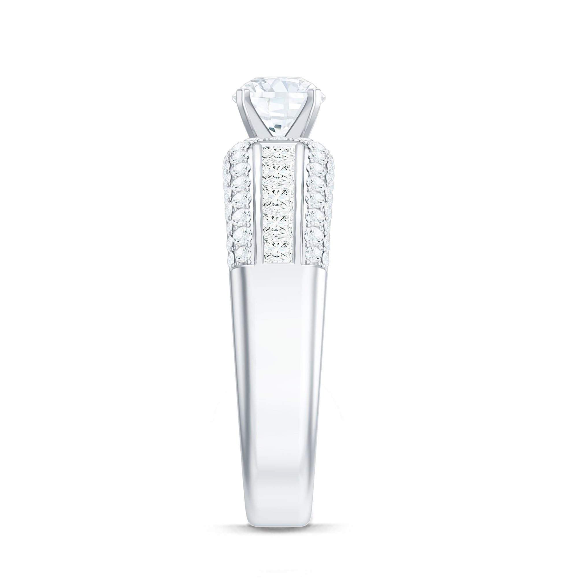 0.5 Carat Cubic Zirconia Statement Engagement Ring