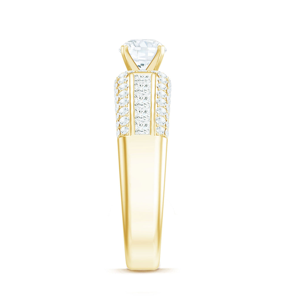 0.5 Carat Cubic Zirconia Statement Engagement Ring