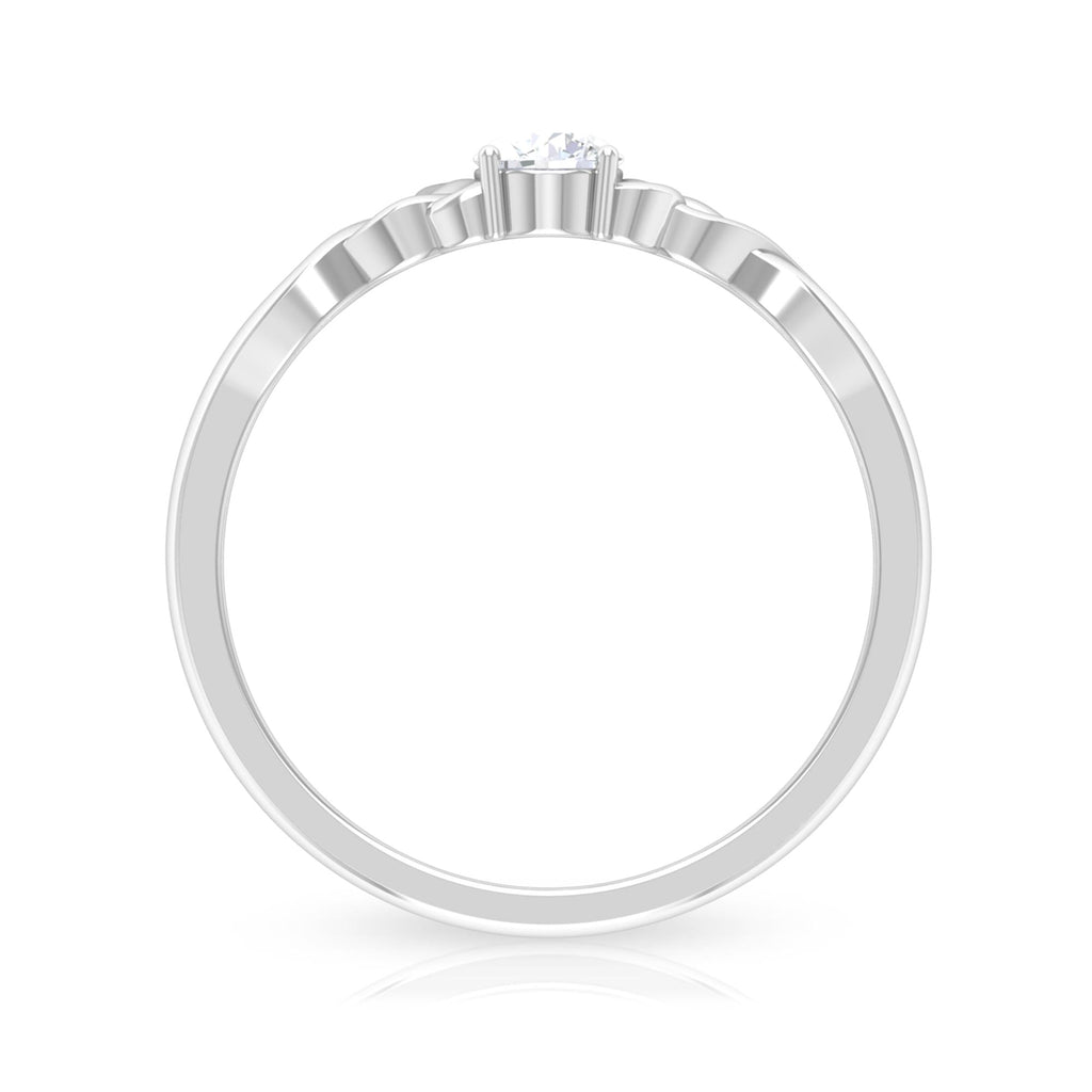 Certified Diamond Celtic Knot Promise Ring