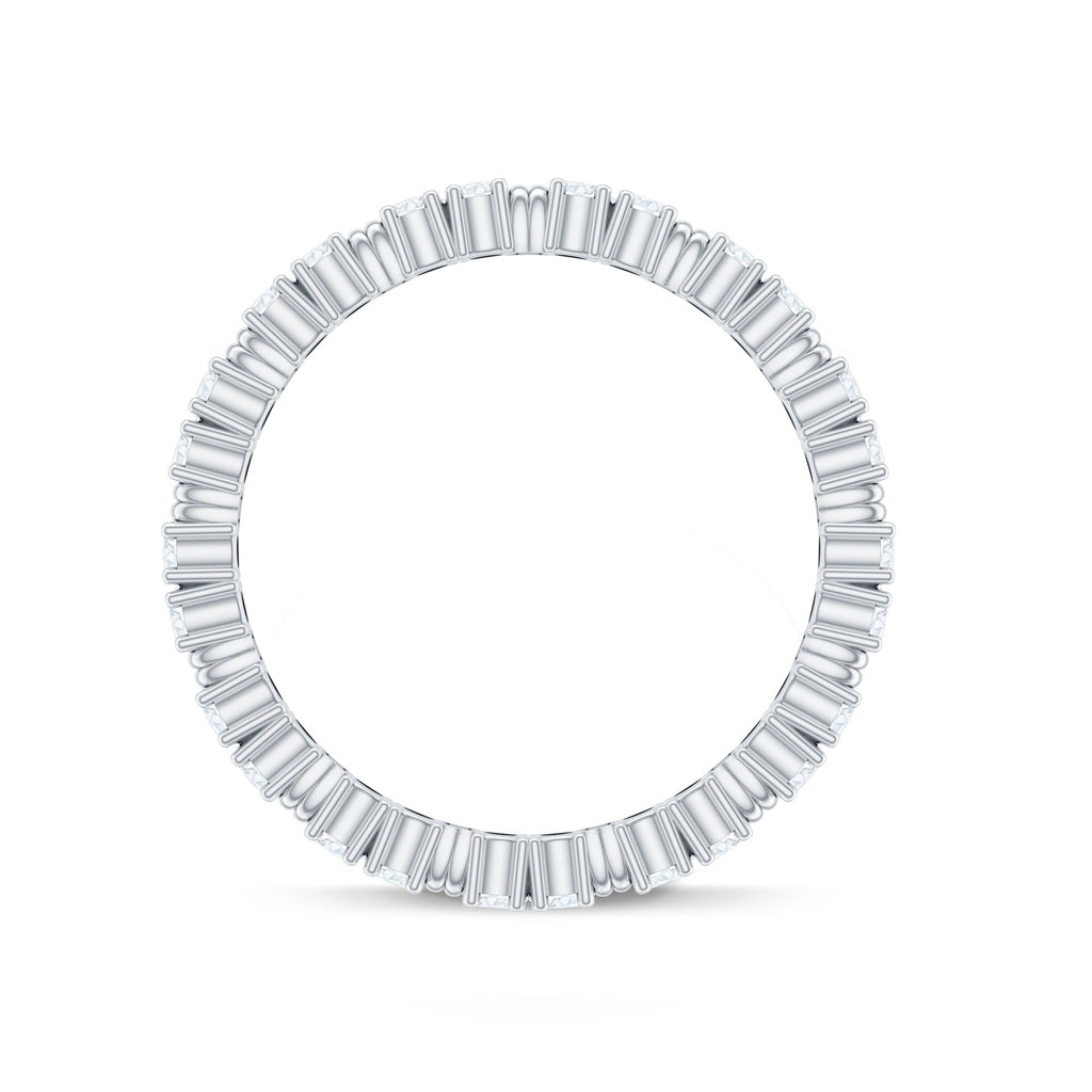 Certified Moissanite Stackable Eternity Band Ring for Her