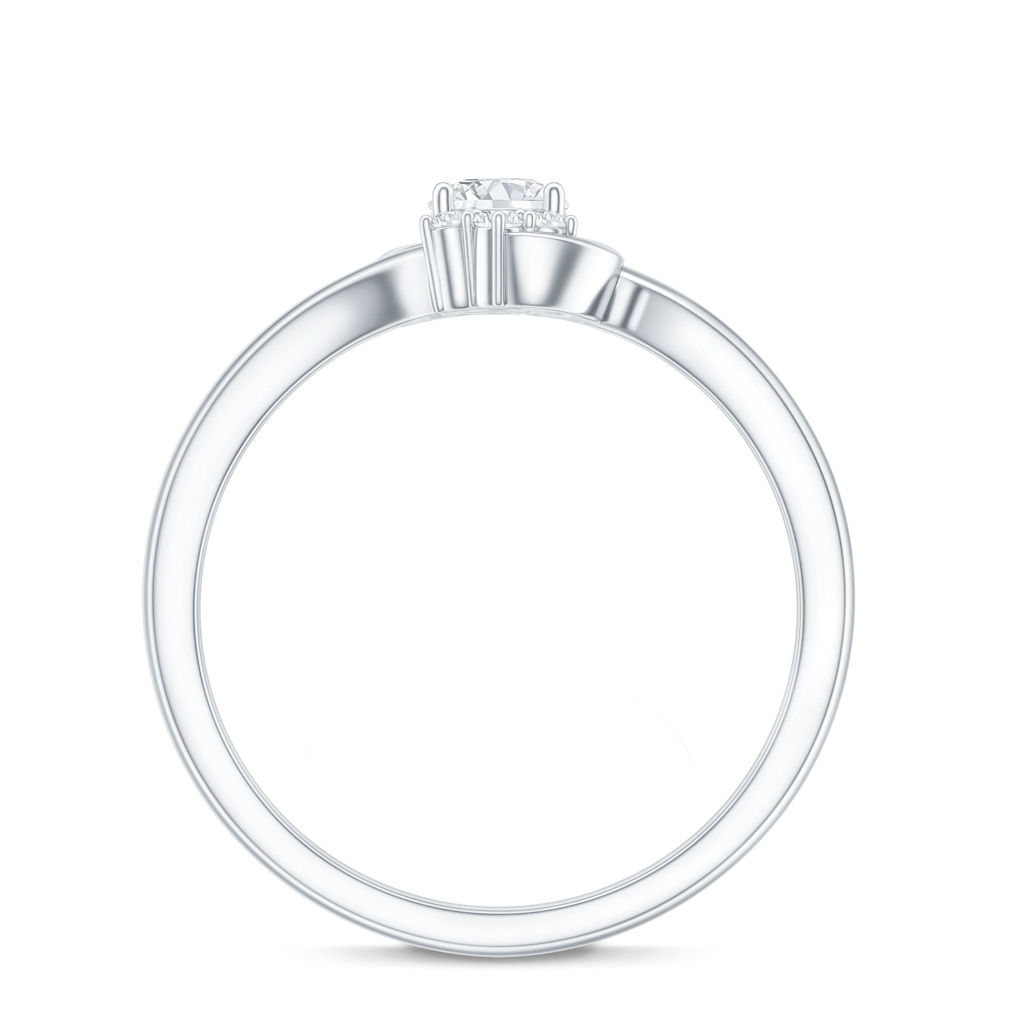 Brilliant Cut Certified Lab Grown Diamond Promise Ring For Her