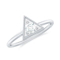 Natural Diamond Dainty Triangle Promise Ring