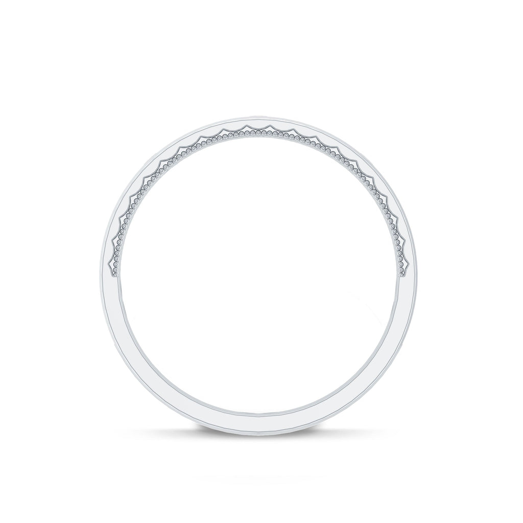 Certified Diamond Band Ring in Flush Setting