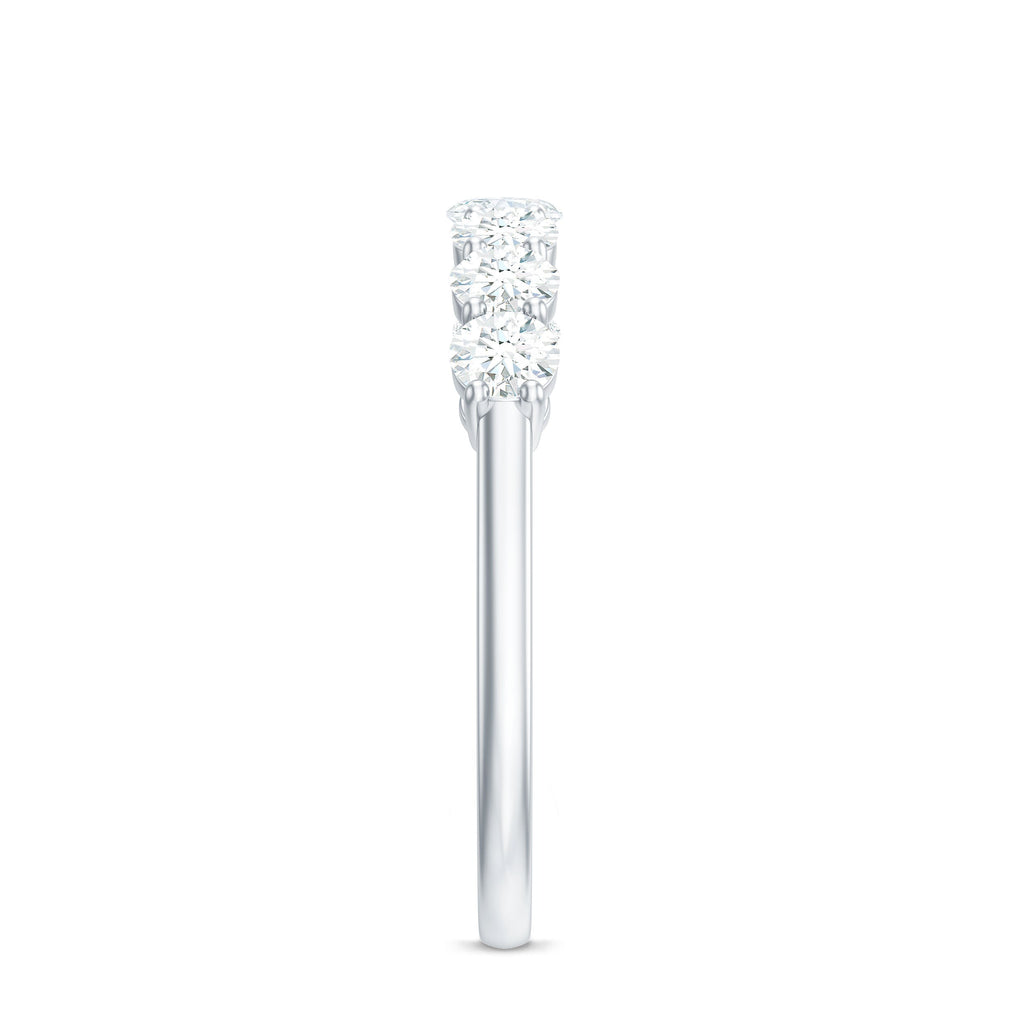 Natural Diamond Half Eternity Band Ring for Women