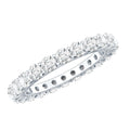 Certified Moissanite Stackable Eternity Band Ring
