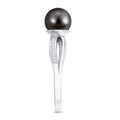 7.25 CT Solitaire Tahitian Pearl Engagement Ring with Diamond