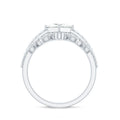 Brilliant Cut Moissanite Vintage Bridal Ring Set