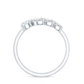 Nature Inspired Moissanite Anniversary Ring for Women