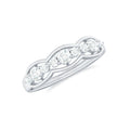 Certified Moissanite Wedding Anniversary Ring for Women