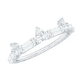 1 CT Cubic Zirconia Minimal Wedding Band Ring