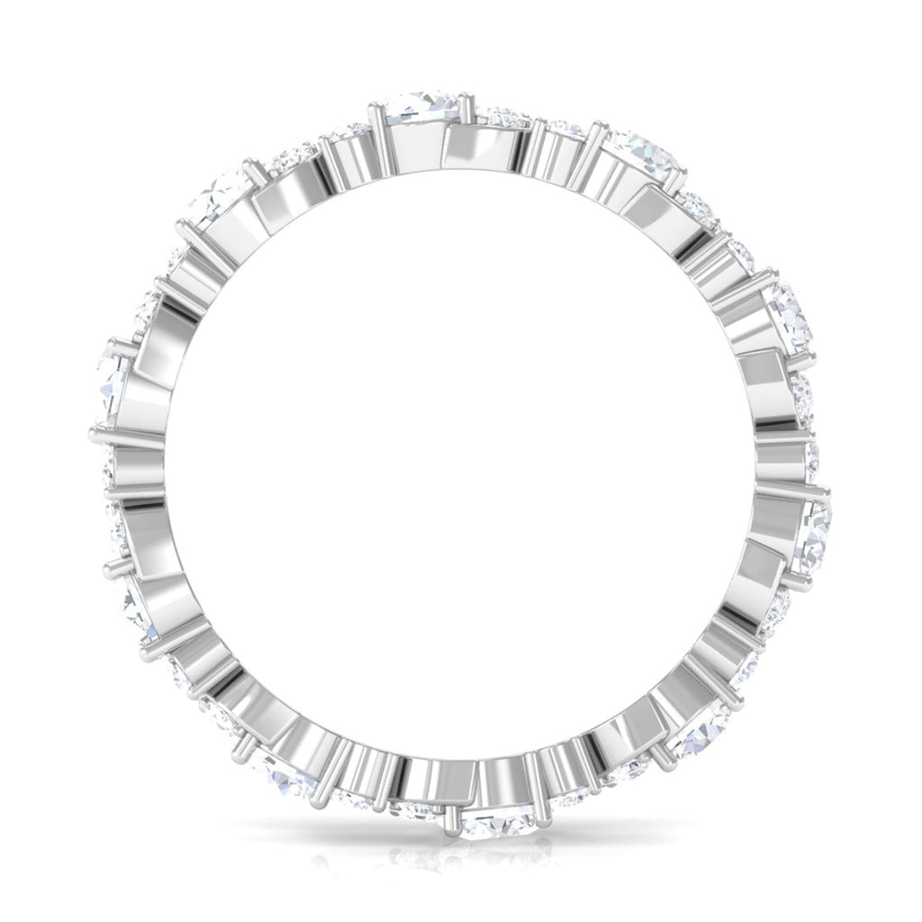 1 CT Elegant Cubic Zirconia Eternity Ring