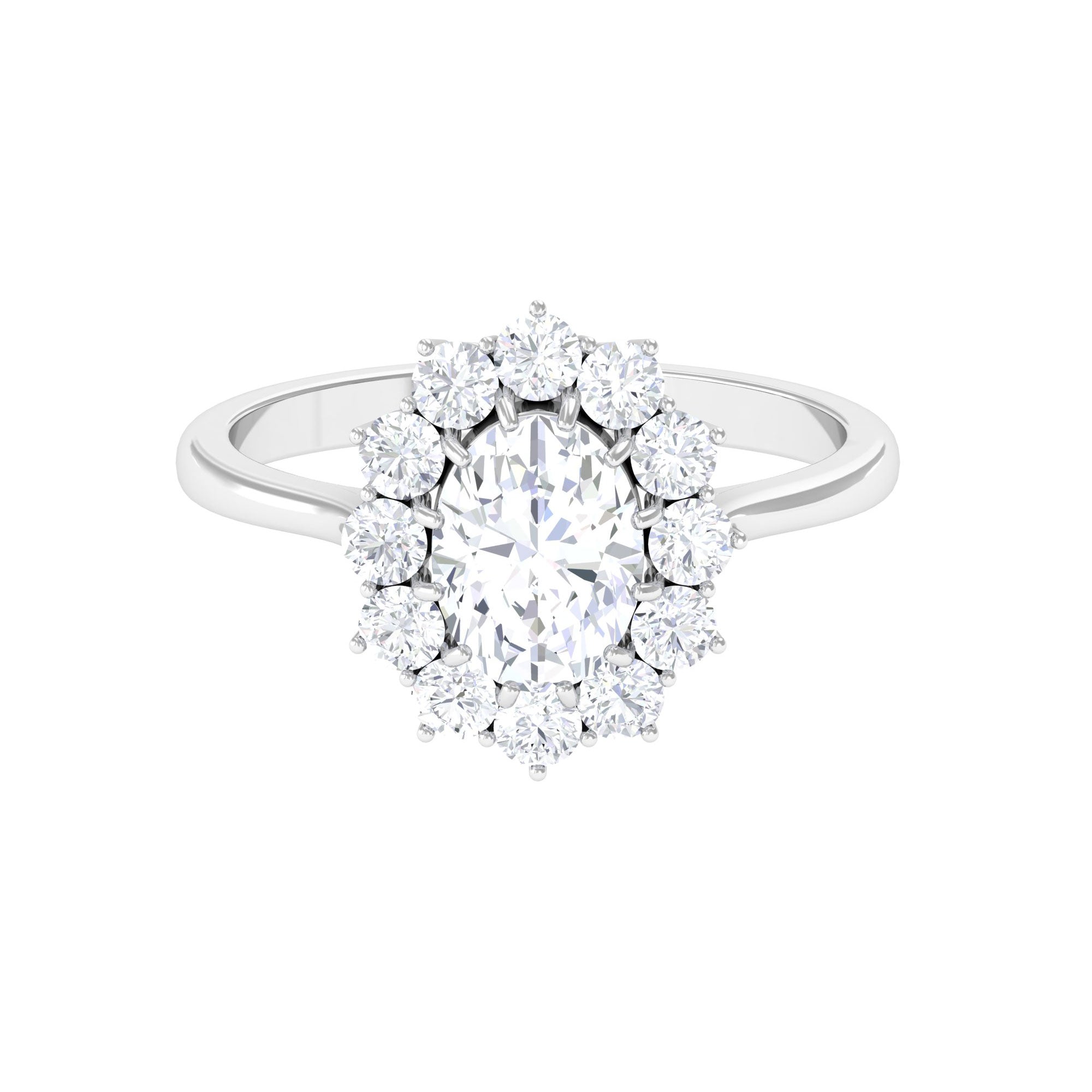 Princess Diana Inspired Simulated Diamond Engagement Ring