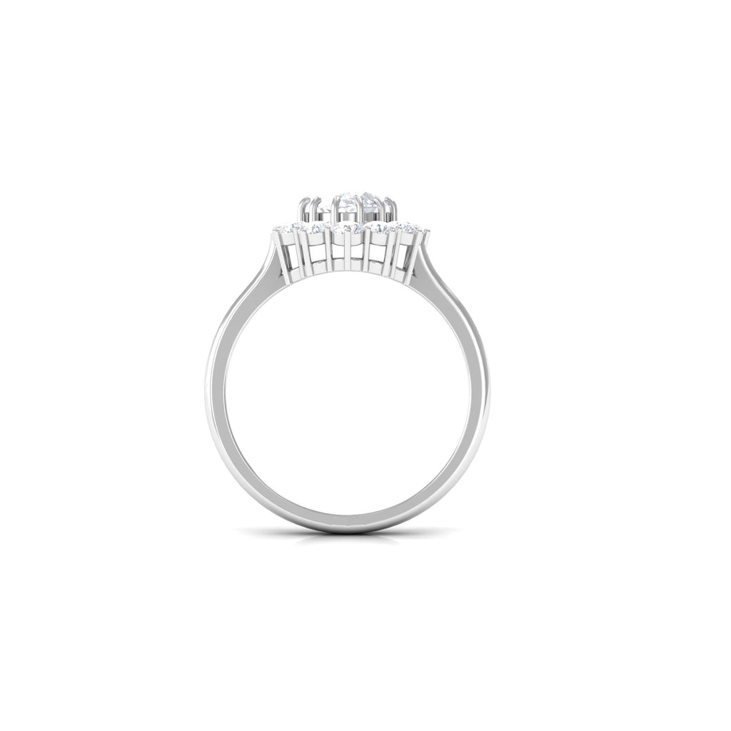 Princess Diana Inspired Simulated Diamond Engagement Ring