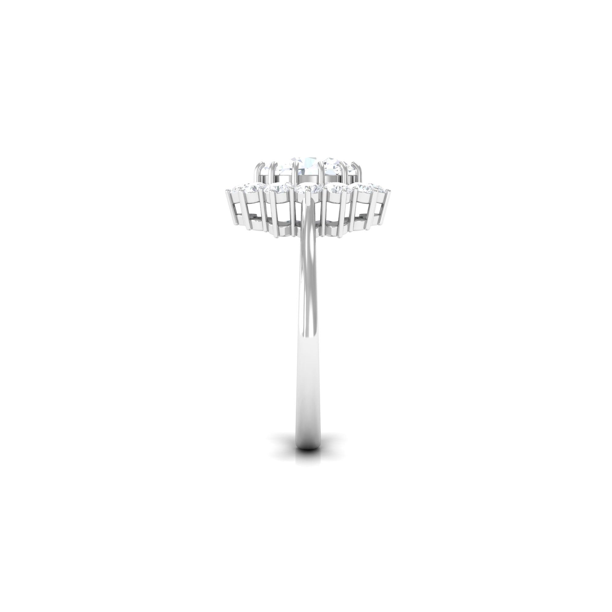 Princess Diana Inspired Simulated Diamond Engagement Ring