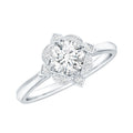 Vintage Looking Cubic Zirconia Engagement Ring for Her